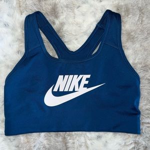 Nike sport bra, size small, blue